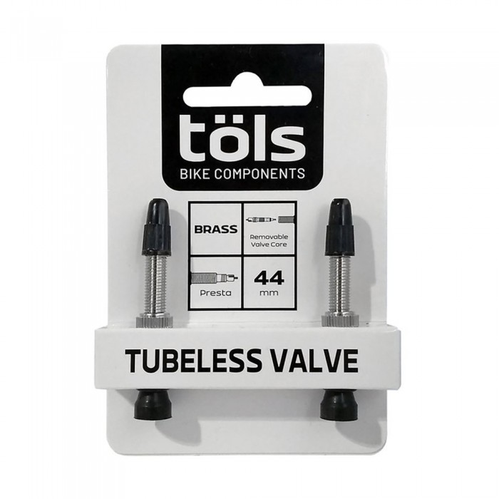 [해외]TOLS 밸브 키트 Tubeless Presa 1137622146 Silver / Black