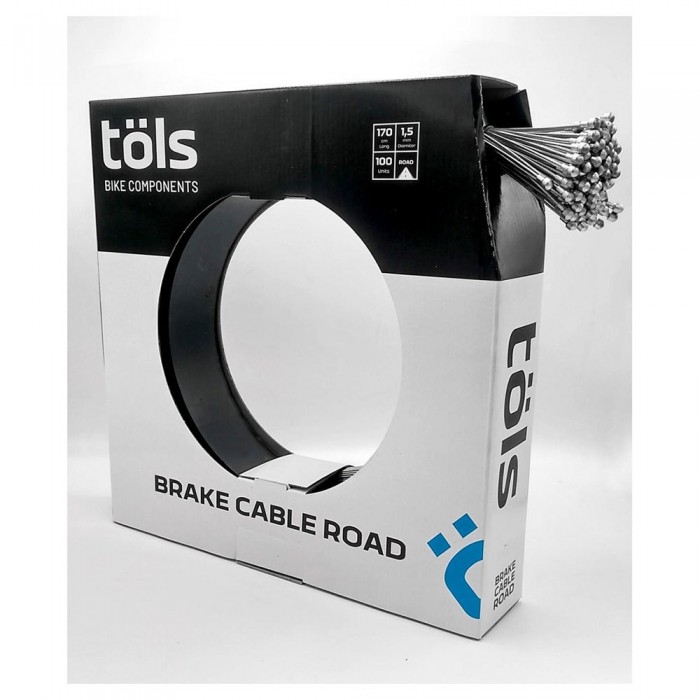 [해외]TOLS 브레이크 도로 Cable 100 단위 1137622177 Black / White