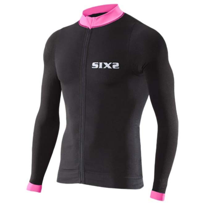 [해외]SIXS Stripes 긴팔 저지 1136337620 Black / Pink