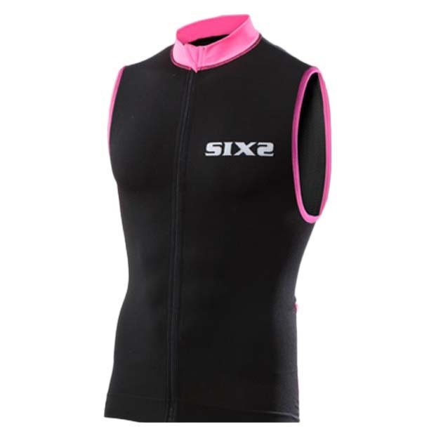 [해외]SIXS Stripes 슬리브리스 사이클링 져지 1136351196 Black / Pink