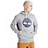 [해외]팀버랜드 Core Tree Logo Brushback 후드티 137628465 Medium Grey Heather / Dark Sapphire