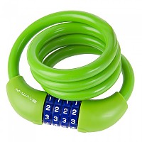 [해외]M-WAVE DS 12.10 S Spiral Cable Lock 케이블 잠금 장치 1137641615 Green