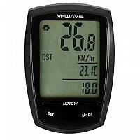 [해외]M-WAVE M21W 자전거 컴퓨터 1137641671 Black