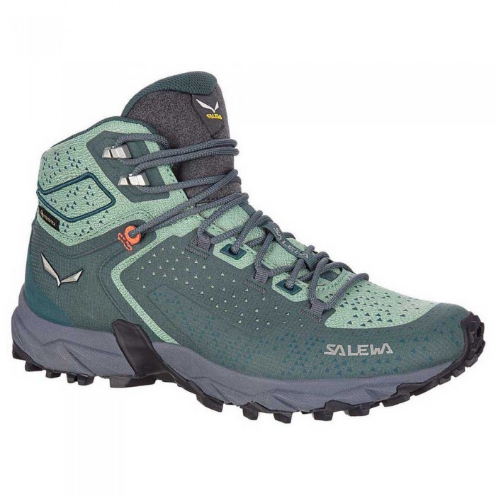 [해외]살레와 Alpenrose 2 Mid 고어텍스 등산화 4137660272 Atlantic Deep / Feld Green