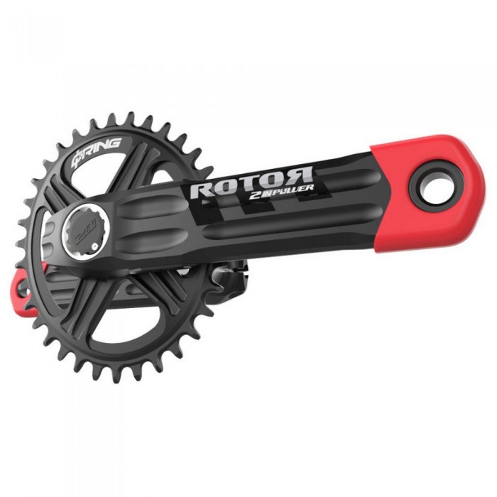 [해외]ROTOR 2In파워 Oval Direct 파워미터가 장착된 크랭크셋 1137685677 Black