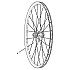 [해외]스램 상표 Wheel Decal Kit 404 Disc Single Rim+1 Extra Decal 1137670595 Chrome