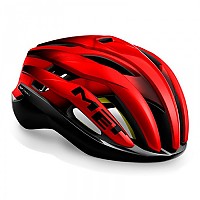 [해외]MET Trenta MIPS 헬멧 1137684875 Black / Red Metal Glossy