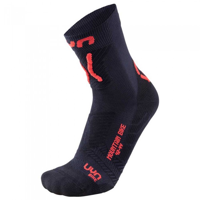 [해외]UYN MTB 양말 1137636146 Black / Red