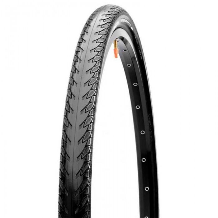 [해외]맥시스 Roamer MaxxProtect 60 TPI Tubeless 700C x 42 도시의 견고한 자전거 타이어 1137757497 Black