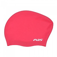 [해외]RAS 수영 모자 머리카락 긴 Silicone 6137482490 Pink