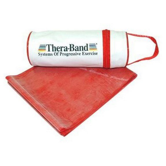 [해외]THERABAND 운동 밴드 Zippered Bag Band 7137731847 Red