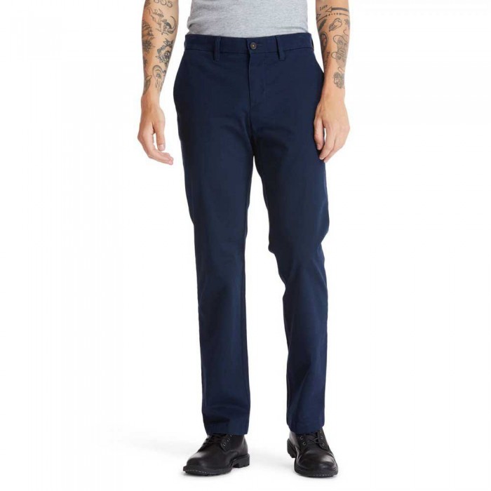 [해외]팀버랜드 Squam Lake Stretch Twill Straight 치노 팬츠 137628031 Dark Sapphire