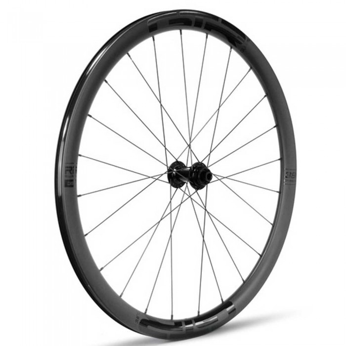 [해외]GTR RR38 Carbon CL Disc Tubular 도로 자전거 앞바퀴 1137587322 Black