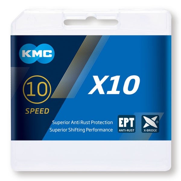 [해외]KMC X10 EPT road/MTB 체인 1137598720 Silver