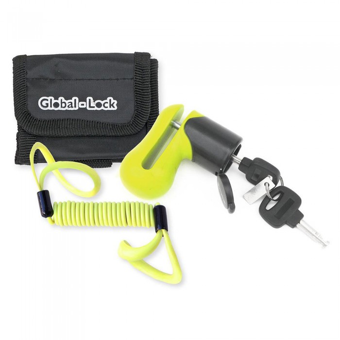 [해외]GLOBAL LOCK City 5.5 디스크 잠금 장치 9137795605 Fluo Yellow / Black