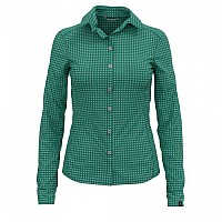 [해외]오들로 Kumano Check 긴팔 셔츠 4137498763 Submerged / Malachite Green / Check