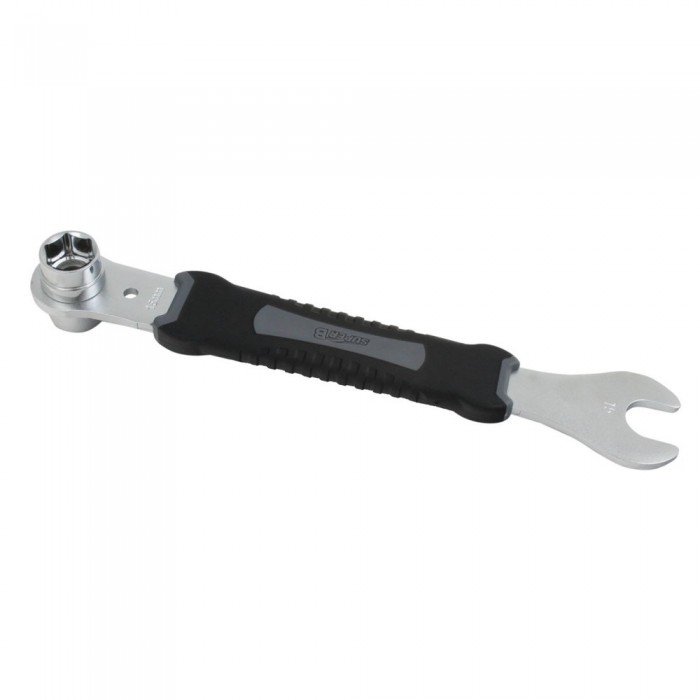 [해외]SUPER B TB-MW 50 Multi Function Pedal Wrench 도구 1137647767 Black / Silver