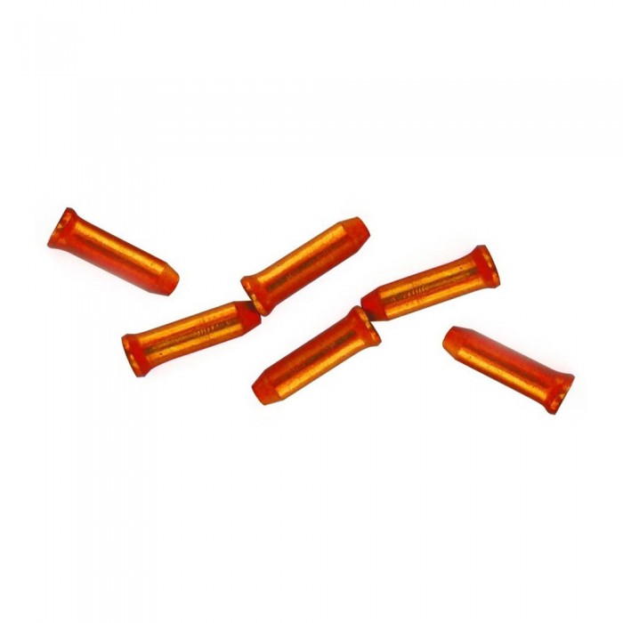 [해외]SAPIENCE Aluminium Cable 엔드모자 100 단위 1137825415 Orange