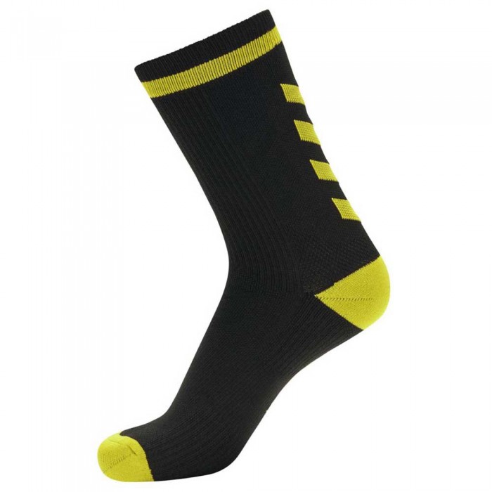 [해외]험멜 Elite Indoor 양말 3137808375 Black / Blazing Yellow