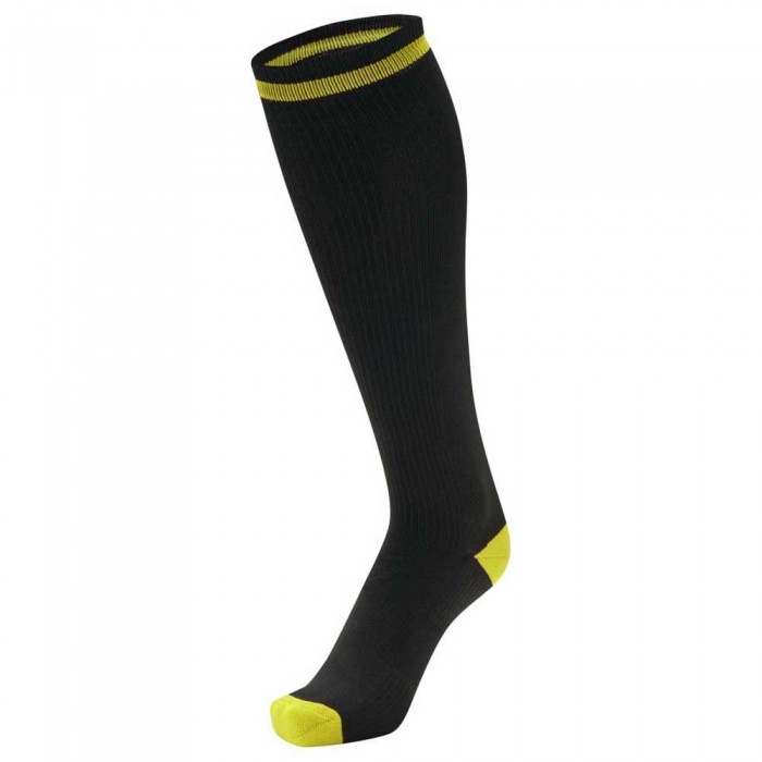 [해외]험멜 Elite Indoor 양말 3137808409 Black / Blazing Yellow