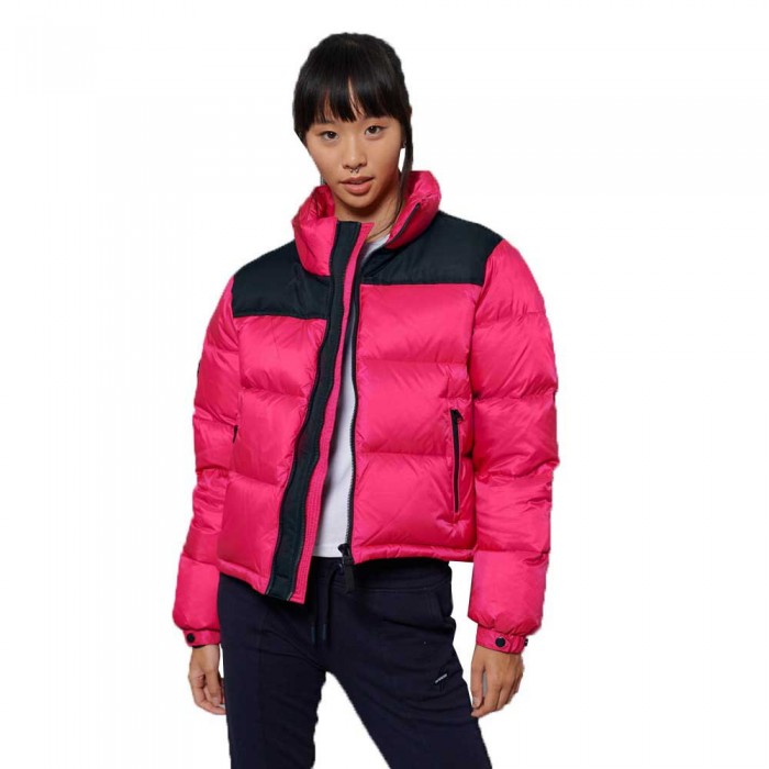 [해외]슈퍼드라이 Sportstyle Code Down Puffer 자켓 137775213 Hot Pink