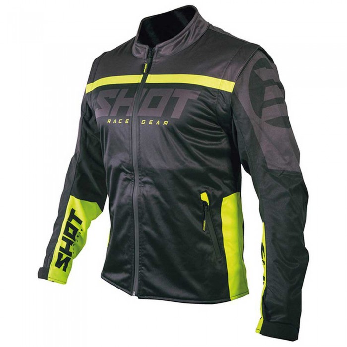 [해외]SHOT Softshell Lite 2.0 자켓 9137711635 Black / Neon Yellow