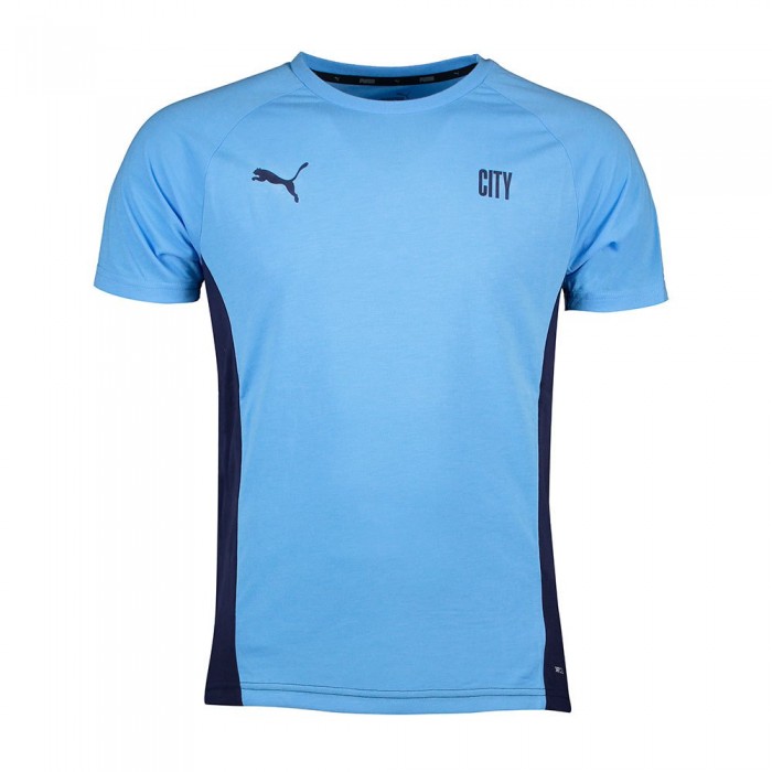 [해외]푸마 Manchester City FC 20/21 Evostripe 티셔츠 3137616550 Light Blue