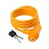 [해외]M-WAVE 맹꽁이 자물쇠 S 8.15 S Spiral Cable Lock 1137641598 Orange