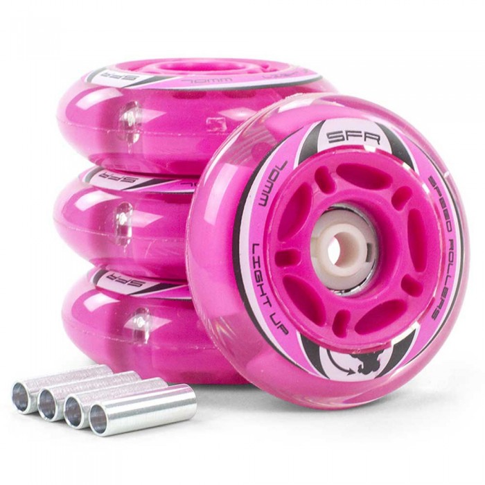 [해외]SFR SKATES 바퀴 Light Up 인라인 4 Units 14137860716 Pink