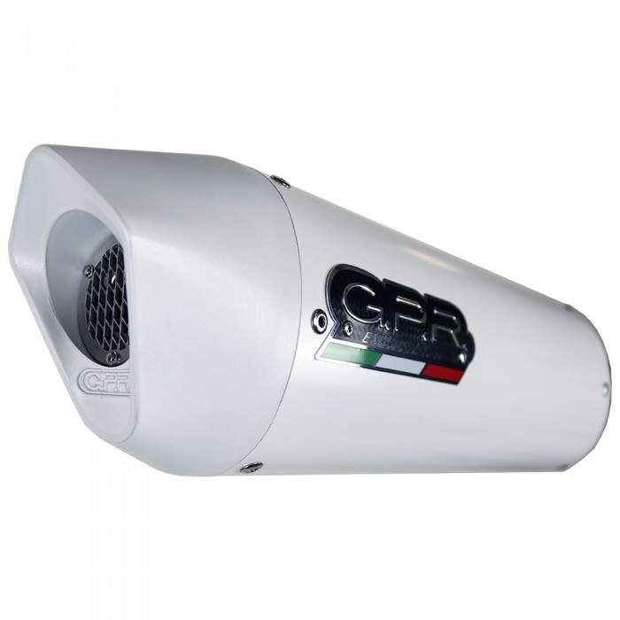 [해외]GPR EXHAUST SYSTEMS Albus Evo4 SX 125 18-19 Euro 4 인증된 슬립온 머플러 9137884320 Glossy White / White