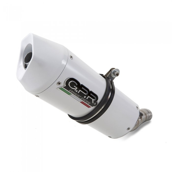 [해외]GPR EXHAUST SYSTEMS Albus 세라믹 Vertical Dual VFR 800 V-Tec 02-13 인증된 슬립온 머플러 9137884342 Glossy White / White