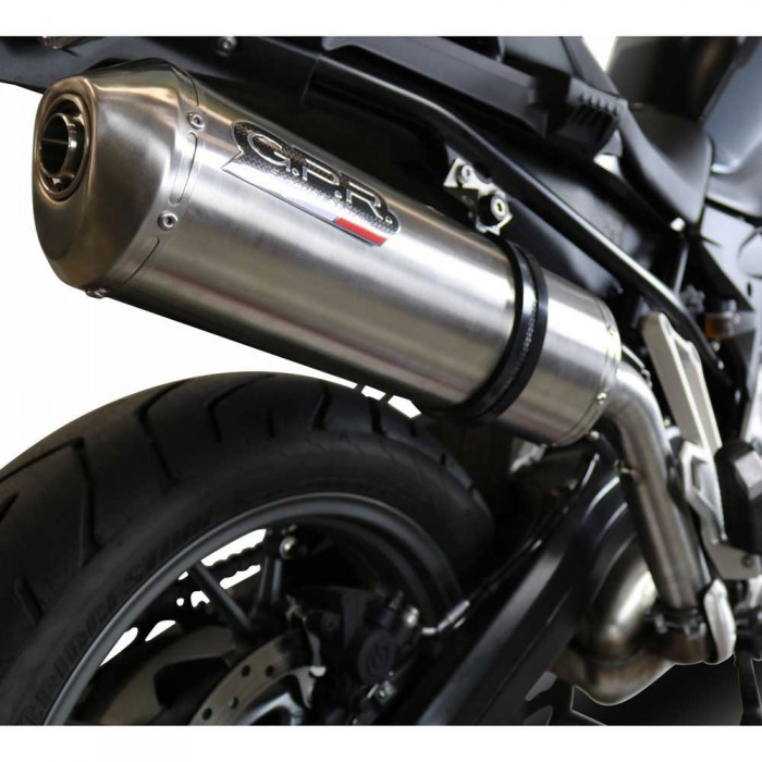 [해외]GPR EXHAUST SYSTEMS Satinox F 750 GS 18-19 Euro 4 인증된 슬립온 머플러 9137884616 Satin Silver / Satin Silver