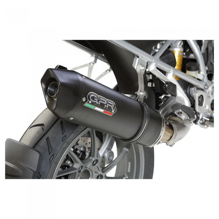 [해외]GPR EXHAUST SYSTEMS Furore R 1200 GS Adventure 14-16 인증된 슬립온 머플러 9137884824 Matt Black / Black