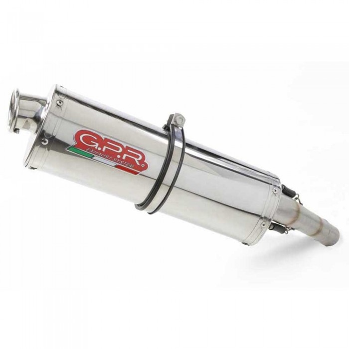 [해외]GPR EXHAUST SYSTEMS Trioval CRF 1000 L Africa Twin 15-17 인증된 슬립온 머플러 9137885860 Glossy Silver / Glossy Silver