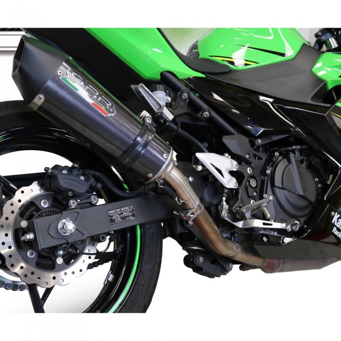 [해외]GPR EXHAUST SYSTEMS GP Evo4 Poppy Z 400 18-20 Euro 4 인증된 슬립온 머플러 9137886135 Glossy Carbon / Black