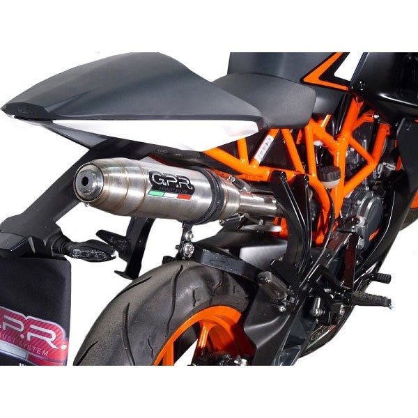 [해외]GPR EXHAUST SYSTEMS Deeptone Inox Slip On RC 125 14-16 CAT 인증된 머플러 9137886494 Satin Silver / Satin Silver