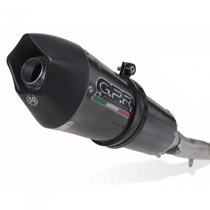 [해외]GPR EXHAUST SYSTEMS GP Evo4 Poppy Duke 790 17-20 Euro 4 인증된 슬립온 머플러 9137886751 Glossy Carbon / Black