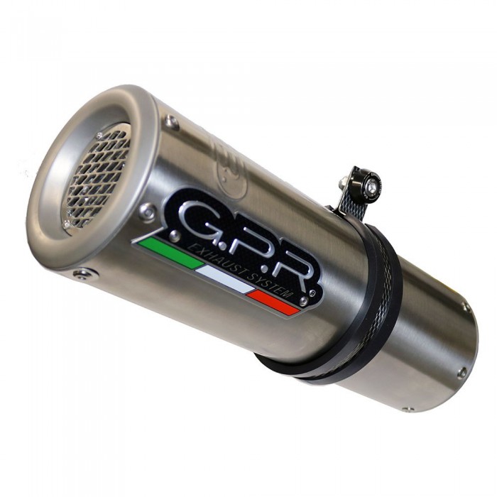 [해외]GPR EXCLUSIVE M3 Inox Brutale 800/Dragster RR 13-16 인증된 슬립온 머플러 9137887028 Satin Silver / Satin Silver