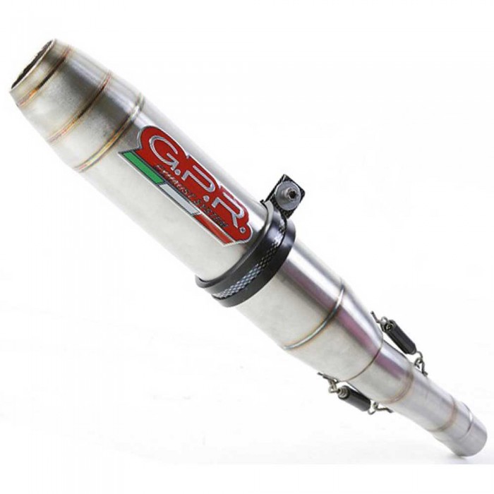 [해외]GPR EXHAUST SYSTEMS Deeptone Inox Slip On MT 125 14-16 인증된 머플러 9137887771 Satin Silver / Satin Silver