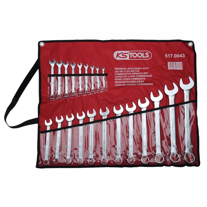 [해외]KS TOOLS 링 스패너 세트 앵글 21 6-32 Mm 6-32 Mm 1137894118 Silver