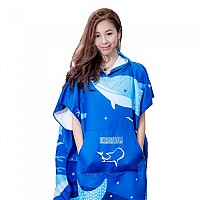 [해외]오셔나리움 망토 판초 Whale Shark 10137681061 Blue / White