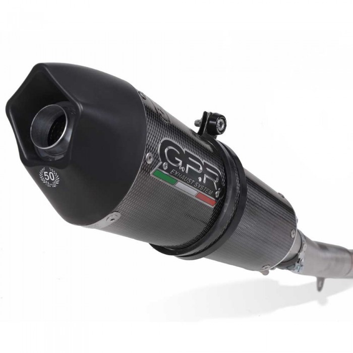 [해외]GPR EXHAUST SYSTEMS GP Evo4 Poppy Tenere 700 19-20 Euro 4 인증된 슬립온 머플러 9137887971 Glossy Carbon / Black