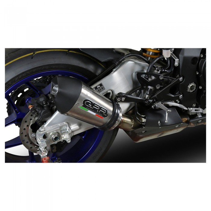 [해외]GPR EXCLUSIVE GPE Anniversary Titanium YZF R1/R1-M 15-16 비인증 슬립온 머플러 9137888079 Satin Titanium / Black