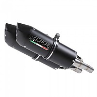 [해외]GPR EXHAUST SYSTEMS Furore Dual XJR 1200 4PU/4RB 95-97 인증된 슬립온 머플러 9137888107 Matt Black / Black