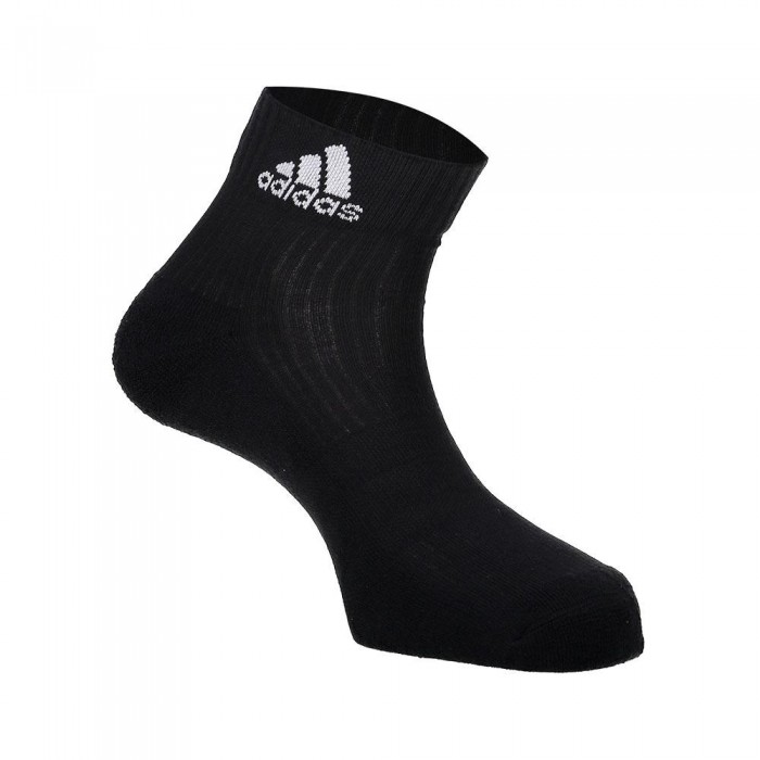 [해외]아디다스 3 Stripes 퍼포먼스 Half Cushion Ankle 양말 3 켤레 31325075 Black