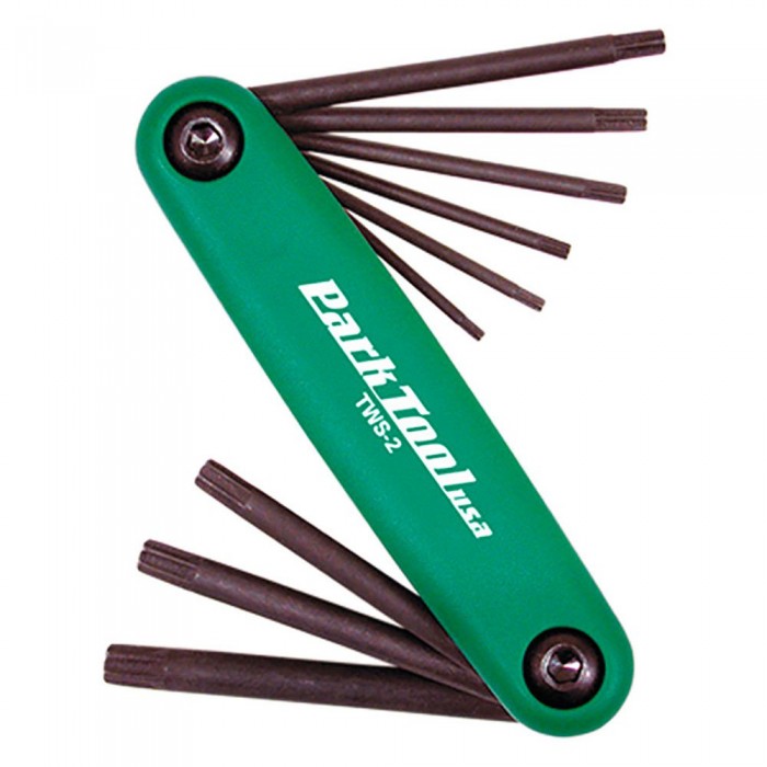 [해외]PARK TOOL TWS-2 Fold-Up Torx Compatible 멀티툴 1137771283 Green