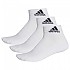 [해외]아디다스 3 Stripes 퍼포먼스 Half Cushion Ankle 양말 3 켤레 71325074 White