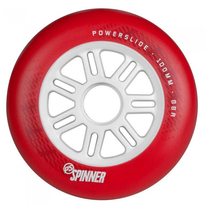 [해외]파워슬라이드 스케이트 바퀴 Spinner 88A 14137896566 Red / White