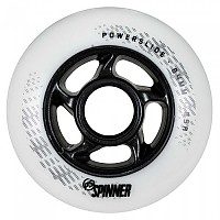 [해외]파워슬라이드 Spinner 85A 4 단위 14137896568 White / Black