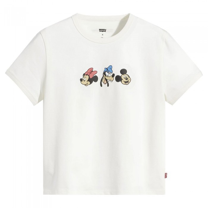 [해외]리바이스 ?Disney Mickey Minnie Goofy 반팔 티셔츠 137870353 White